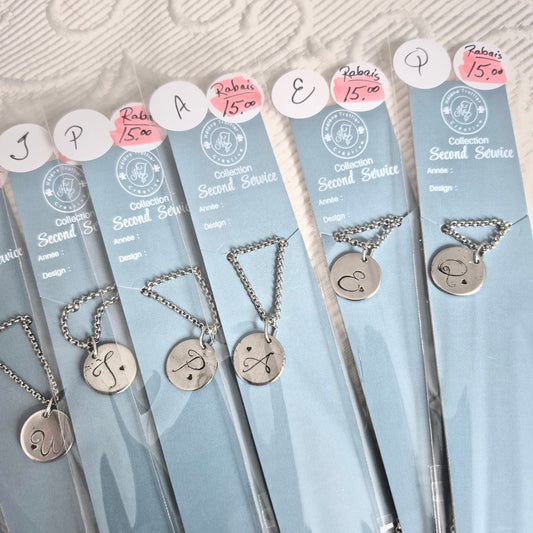 Collier personnalisé initial