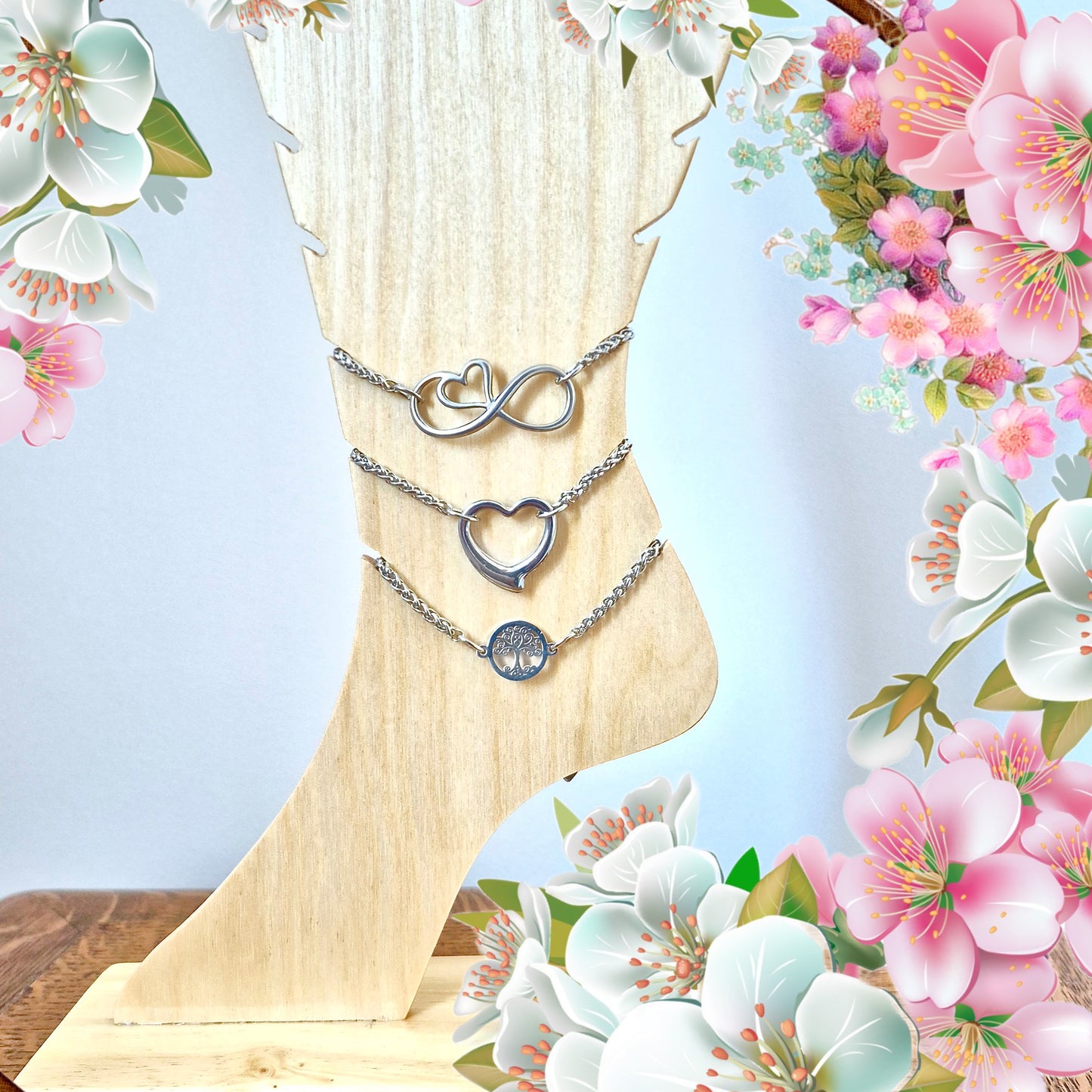 1-Bracelets de cheville.