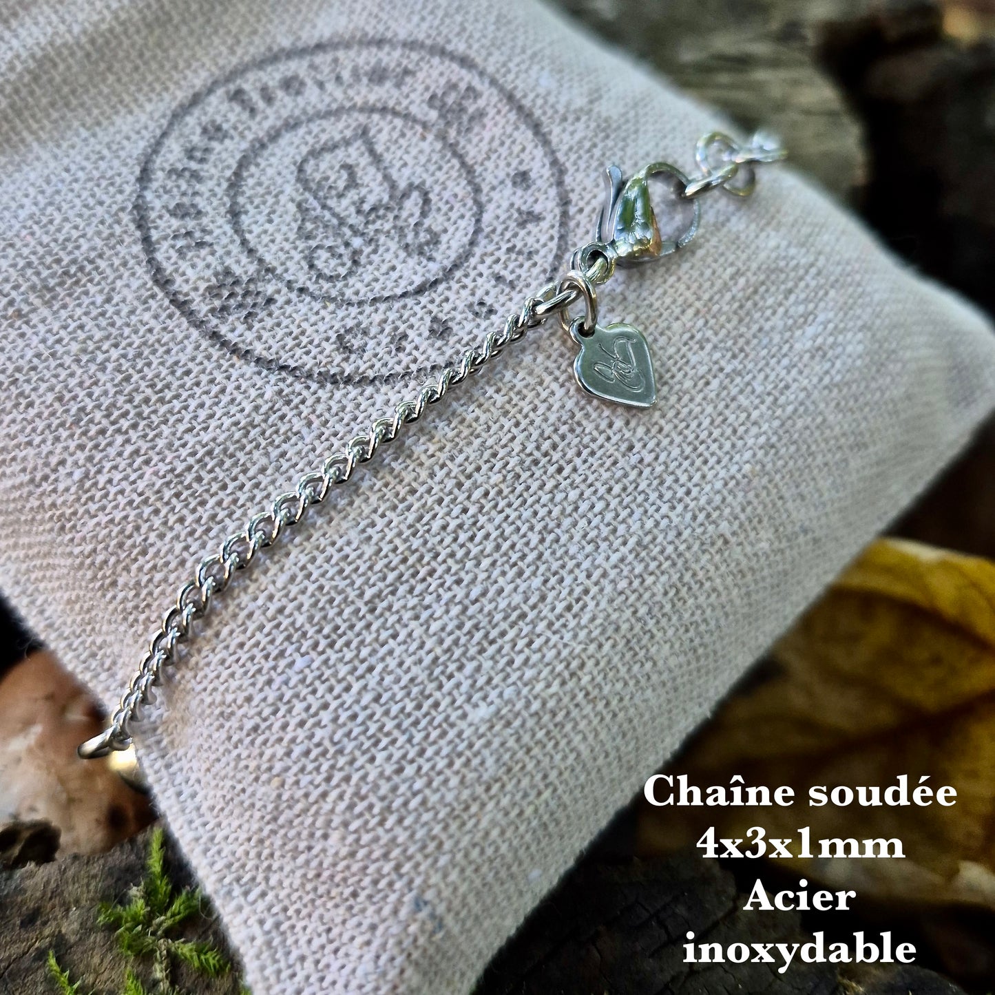 Bracelet Spirale/Chaîne #8 (6 3/4")