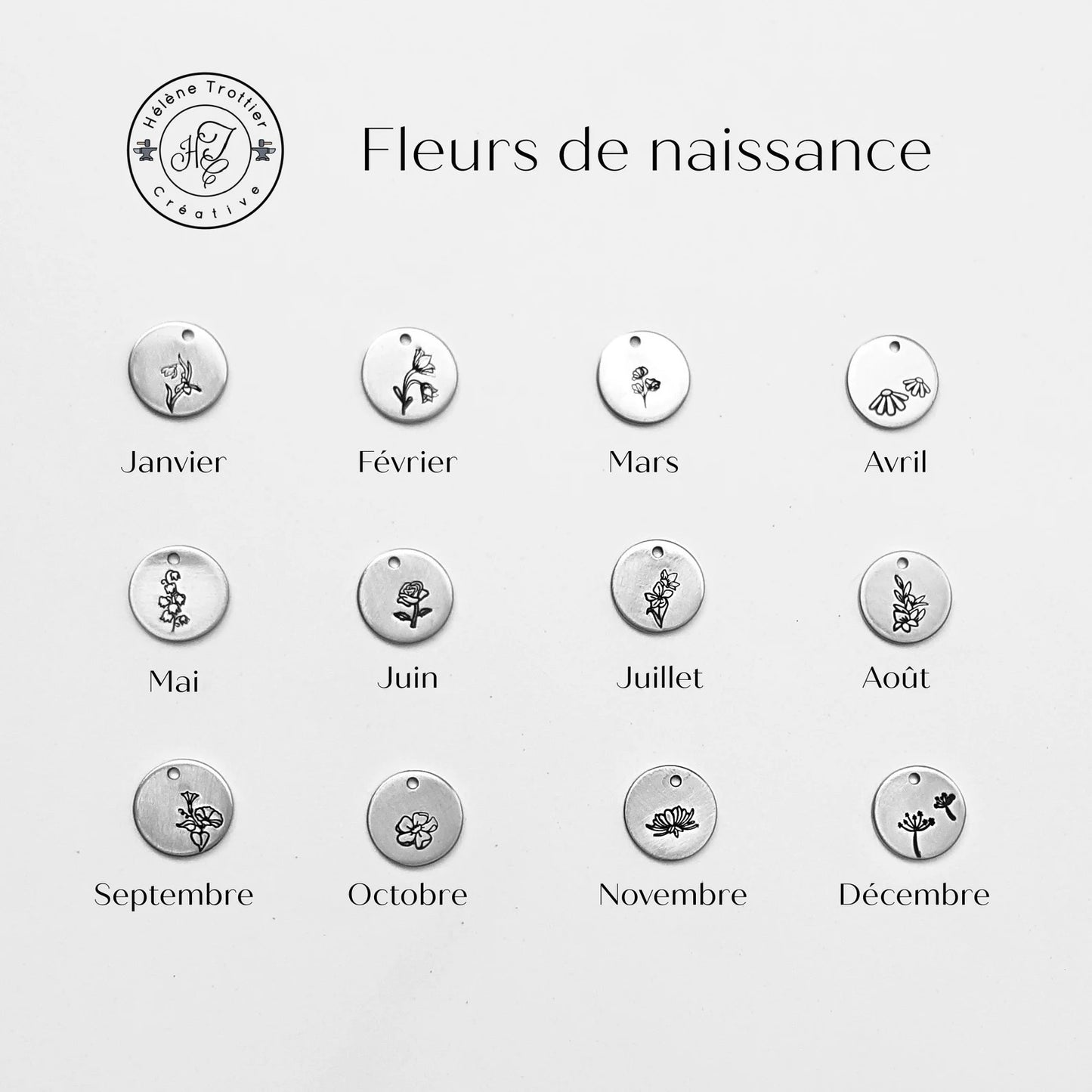 Collier Fleur de naissance