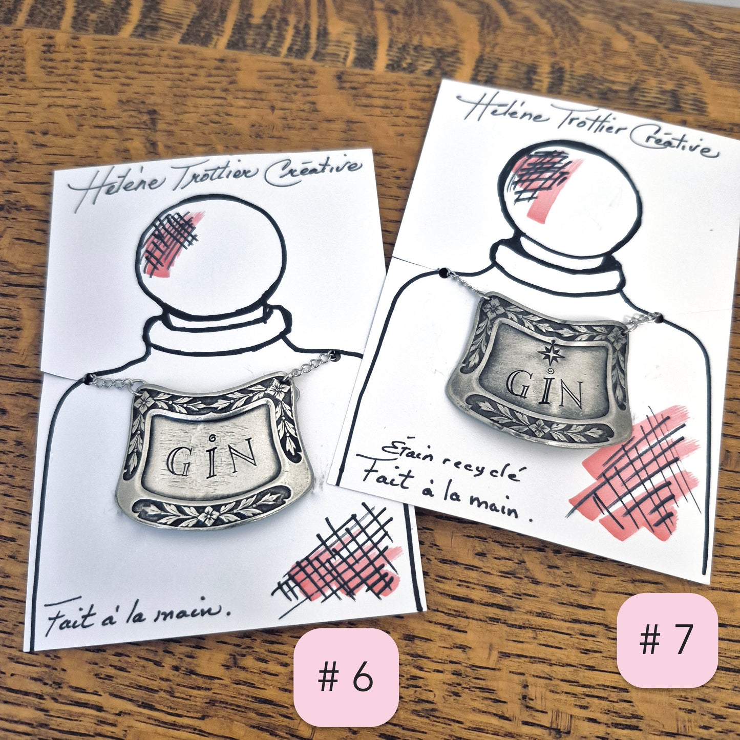 Etiquettes à carafe