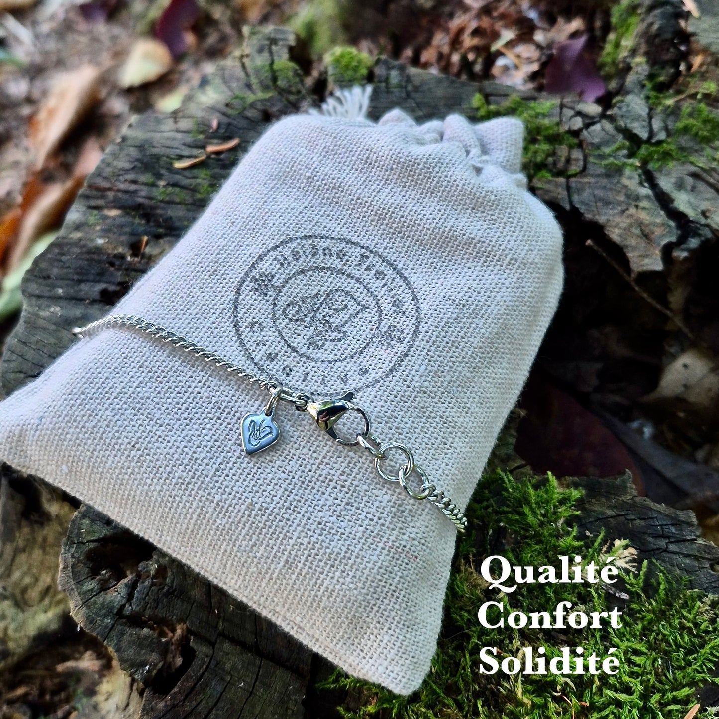Bracelet Spirale/Chaîne #5 (7 1/2")