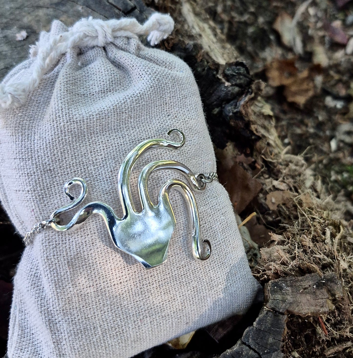Bracelet Spirale/Chaîne #8 (6 3/4")