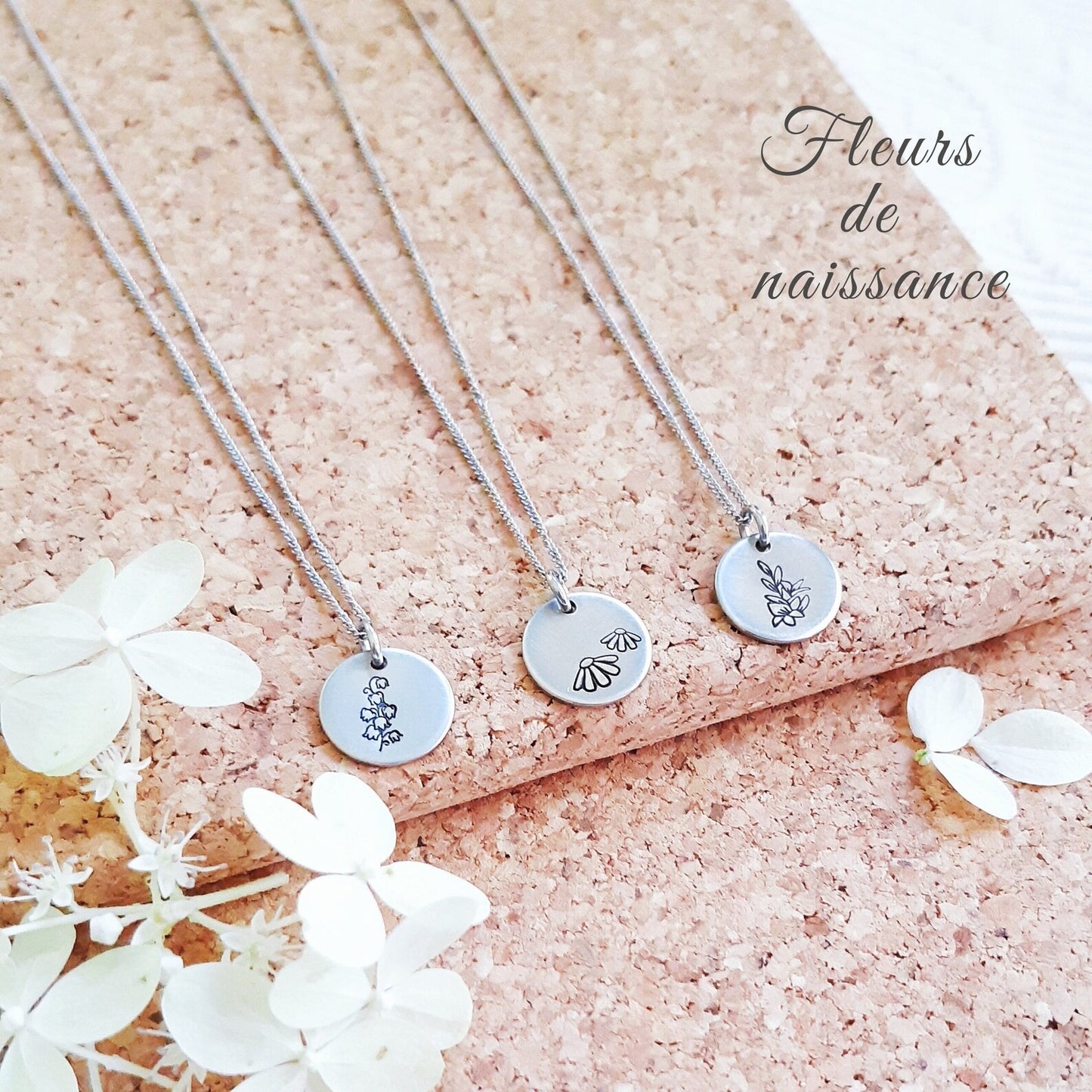 Collier Fleur de naissance